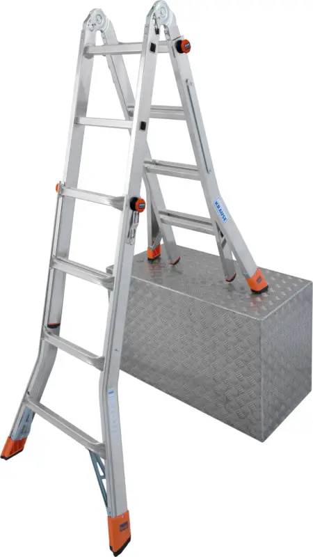Krause Alu-Sprossenteleskopgelenkleiter TeleMatic® 4x4 Sprossen Neu