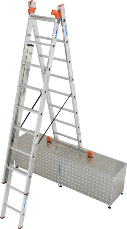 Direkt Vom Hersteller Krause Alu-Sprossenvielzweckleiter Tribilo® treppengängig 3x8 Sprossen
