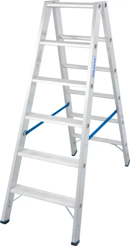 Krause Alu-Stufendoppelleiter 2x6 Stufen Preiswert