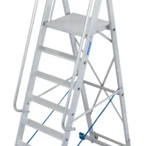 Krause Alu-Stufenstehleiter mit großer Standplattform SB 8 Stufen Versand Am Gleichen Tag
