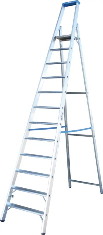 Krause Alu-Stufenstehleiter 10 Stufen Preiswert