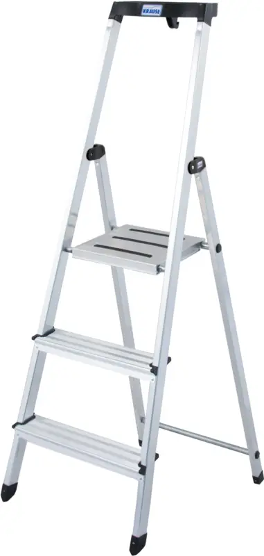 Krause Alu-Stufenstehleiter Safety 3 Stufen Top-Preis