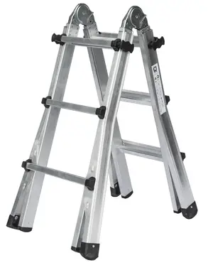 Top-Seller Günzburger Teleskopleiter Alu 4-teilig 4x3 Sprossen