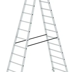 Ausverkauf Günzburger Stehleiter Alu 2x14 Sprossen