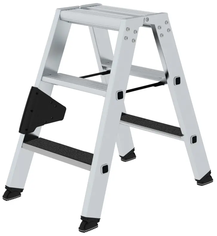 Günzburger Stehleiter Alu clip-step 2x3 Stufen Top-Preis