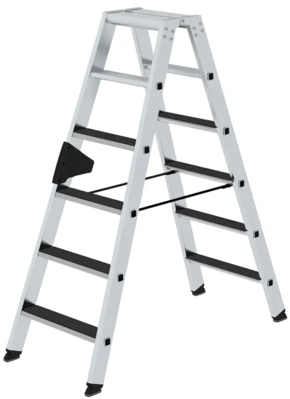 Günzburger Stehleiter Alu clip-step 2x6 Stufen Top-Preis