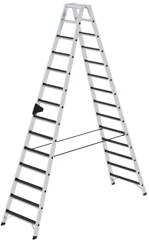 Knallerangebot Günzburger Stehleiter Alu clip-step 2x14 Stufen