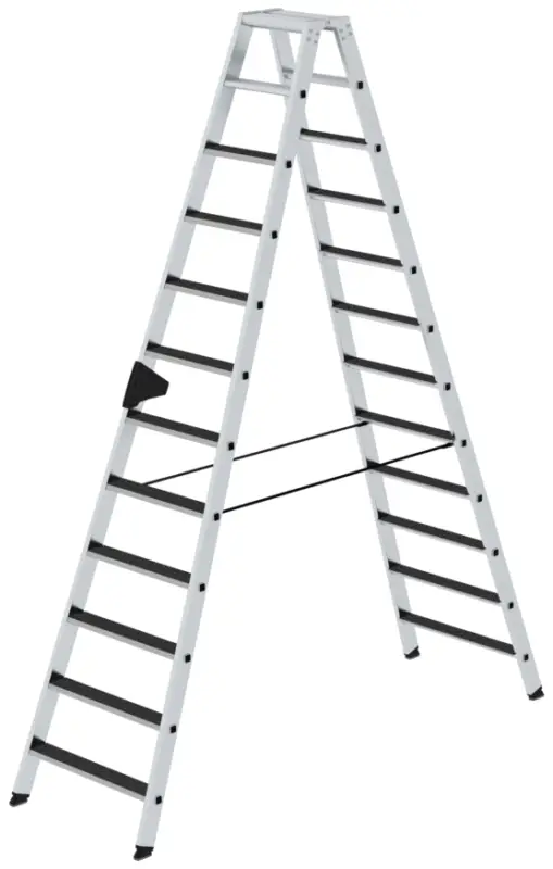 Rabatt Günzburger Stehleiter R13 Alu clip-step 2x12 Stufen