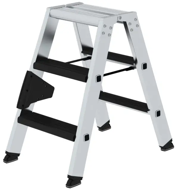 Neue Ware Günzburger Stehleiter Alu relax step 2x3 Stufen
