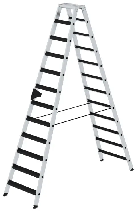 Günzburger Stehleiter Alu relax step 2x12 Stufen Kracherpreis