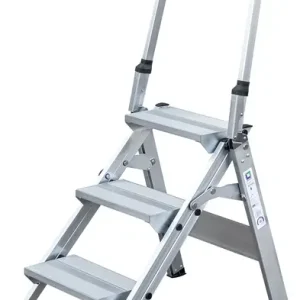 Günzburger Alu-Klapptreppe mit Bügel 3 Stufen Saisonangebot
