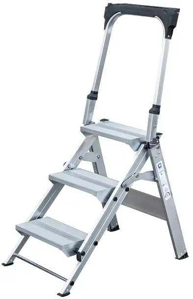 Günzburger Alu-Klapptreppe mit Bügel 3 Stufen Saisonangebot