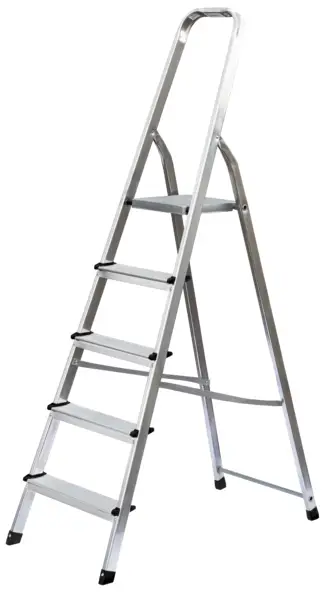 Neuheit Günzburger Standard-Haushaltsstehleiter 5 Stufen