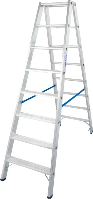 Preisreduziert Krause Alu-Stufendoppelleiter 2x8 Stufen