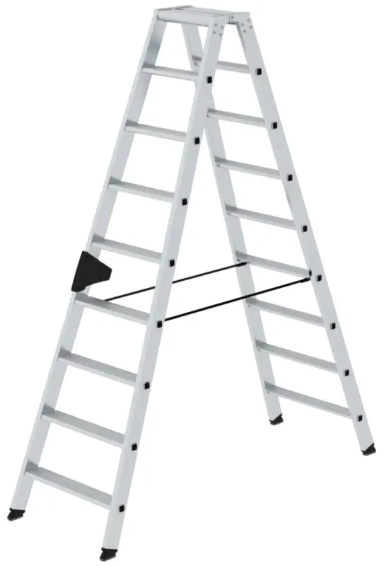 Must-Have Günzburger Stehleiter Alu 2x9 Stufen