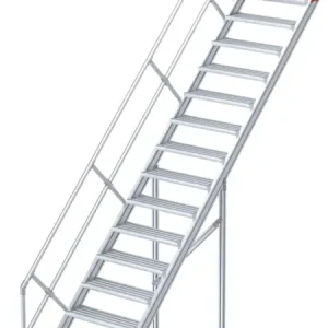 euroline Alu-Treppe 45° 16 Stufen - 800 mm Nur Für Kurze Zeit