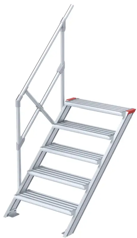 euroline Alu-Treppe 45° 5 Stufen - 1000 mm Neu Im Sortiment
