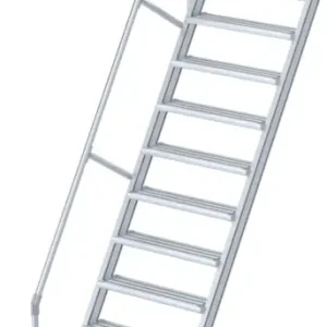 Preiswert euroline Alu-Treppe 60° 12 Stufen - 800 mm