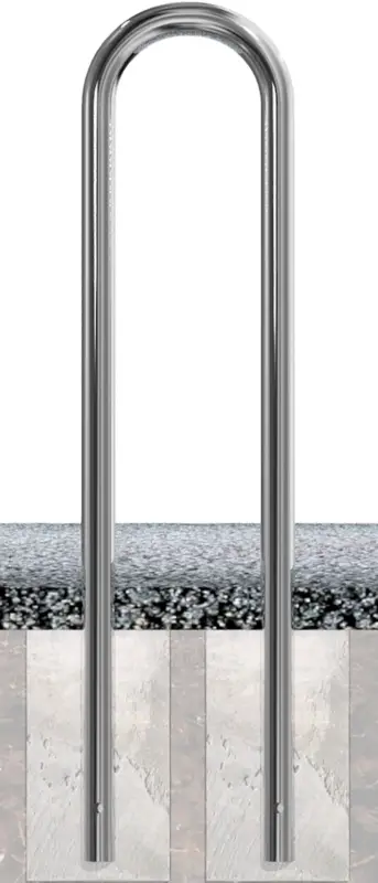 Rabatt Schake Rundbügel Edelstahl OE Ø 48 mm - 300 x 1200 mm