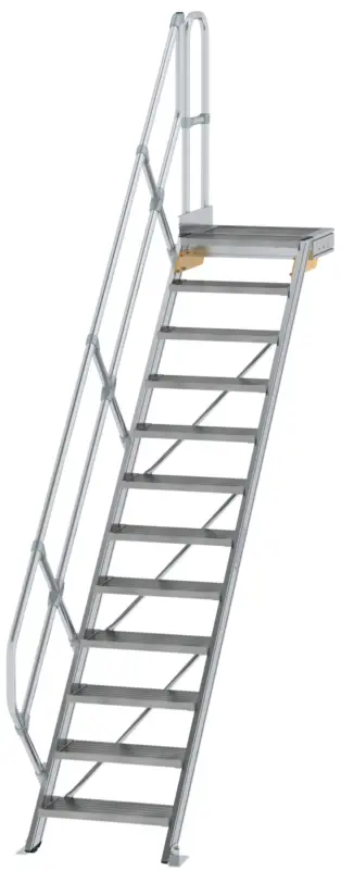 Schnäppchen Günzburger Podesttreppe 45° 12 Stufen - 600 mm breit