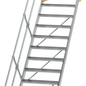 Echt Günzburger Podesttreppe 45° 13 Stufen - 800 mm breit