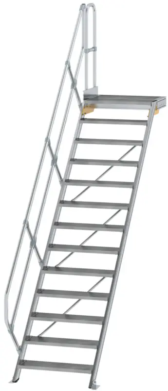Echt Günzburger Podesttreppe 45° 13 Stufen - 800 mm breit