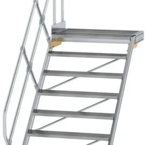 Ausverkauf Günzburger Podesttreppe 45° 8 Stufen - 1000 mm breit