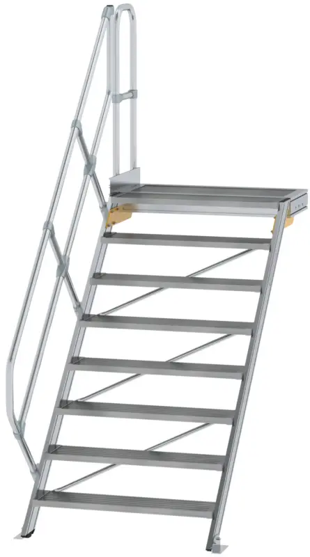 Ausverkauf Günzburger Podesttreppe 45° 8 Stufen - 1000 mm breit