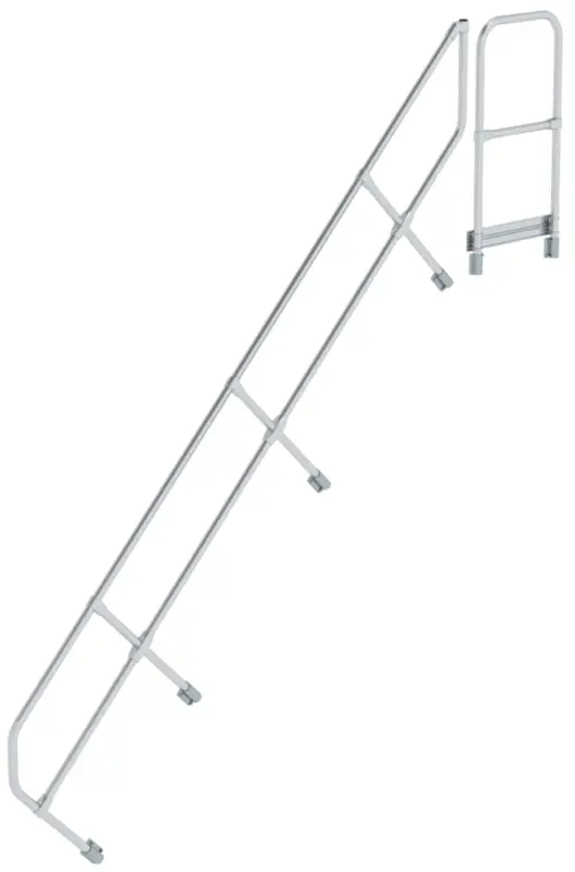 Neuheit Günzburger Treppen- Podestgeländer Podesttreppe 45° 12 Stufen