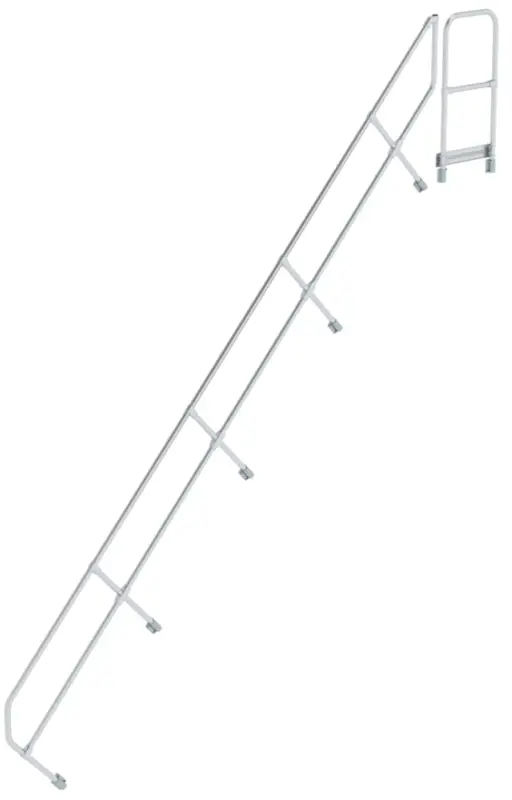 Günzburger Treppen- Podestgeländer Podesttreppe 45° 18 Stufen Solange Der Vorrat Reicht