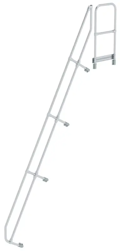 Günzburger Treppen- Podestgeländer Podesttreppe 60° 15 Stufen Abverkauf