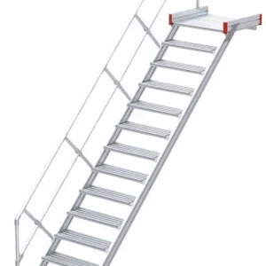 euroline Podesttreppe 45° 14 Stufen - 600 mm Rabatt
