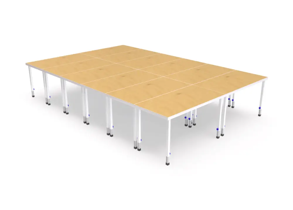Bütec Eventbühne Indoor 6 x 4 m hawego i60 100 Expressversand