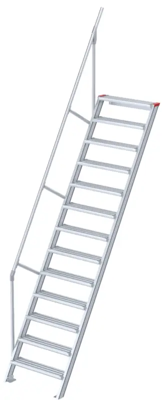 euroline Alu-Treppe 60° 13 Stufen - 800 mm Heißes Angebot