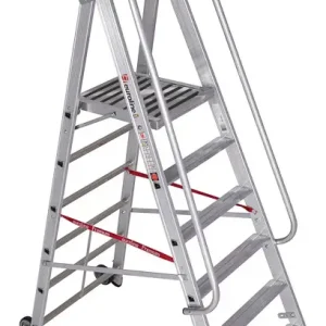 Sofort Bestellen euroline Stufenstehleiter PREMIUM Alu mit großer Plattform 6 Stufen