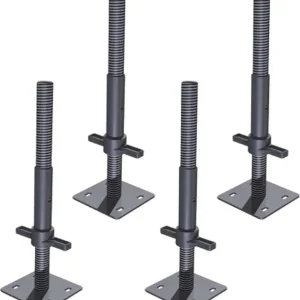Finale Aktion ZARGES Rollgerüst Fußspindel 600 - 4er Set