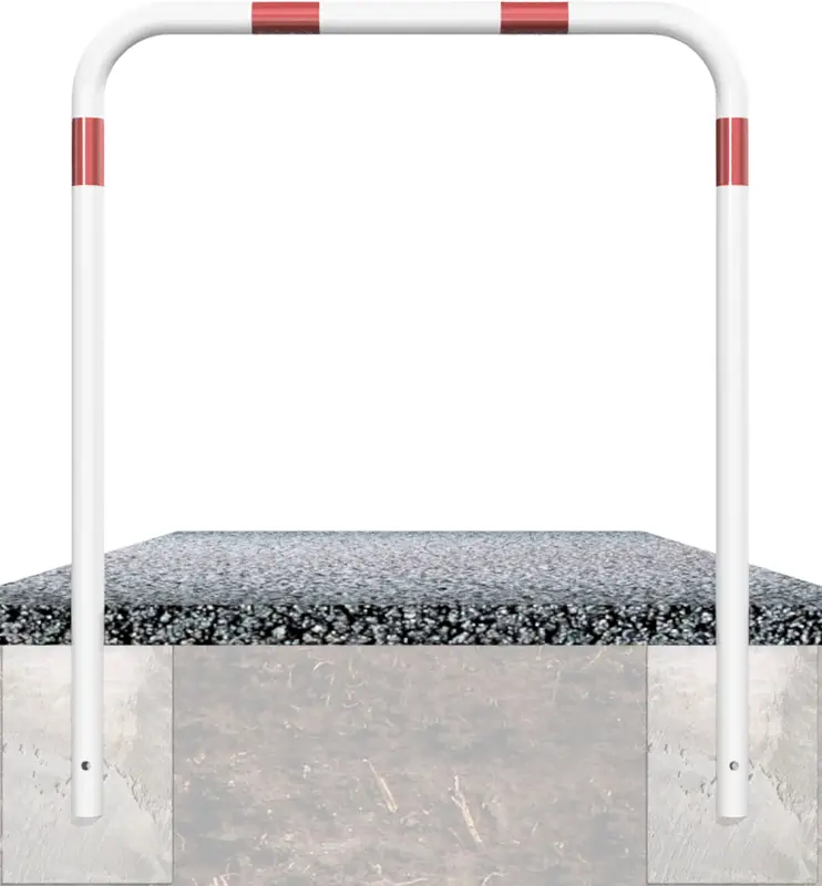 Nur Für Kurze Zeit Schake Rohrbügel Stahl OE Ø 48 mm weiß rot - 1500 x 1000 mm