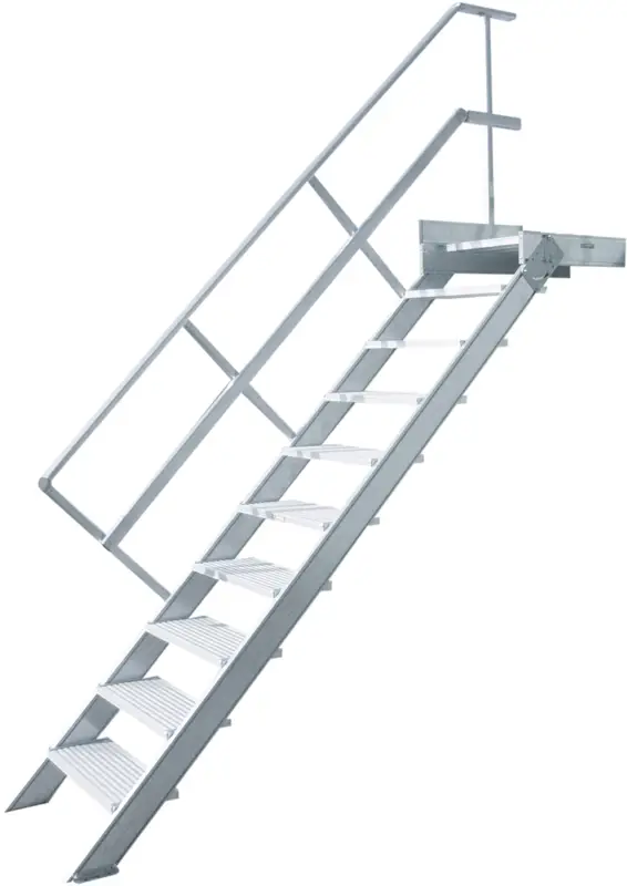 Hymer Podesttreppe 45° 15 Stufen - 600 mm Zertifiziert