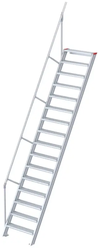 euroline Alu-Treppe 60° 16 Stufen - 800 mm Neu Im Sortiment