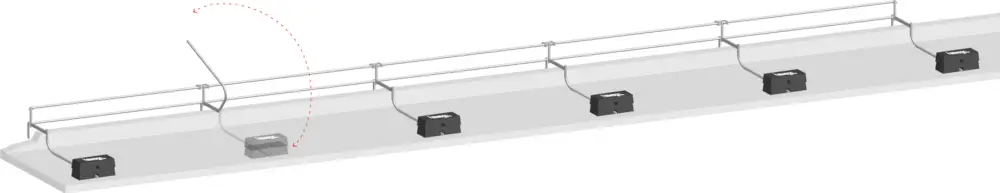 Bestseller hawego Flachdachabsturzsicherung 15,35 m