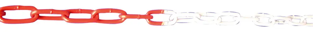 Schake Absperrkette Stahl 7 mm rot weiß - 10 m Sofort Bestellen