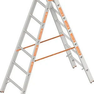 Echt Layher Stehleiter Alu 2x6 Sprossen