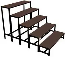 Bütec Bühnentreppe Stahl 5-stufig Outdoor Markenware