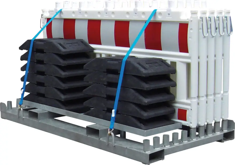 Schake Schrankenzaunset Typ NOX mit Lampenadapter - mit Transporttraverse Top-Seller