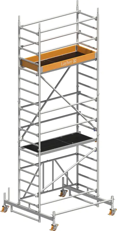 Rollgerüst Layher Zifa P2 1406214 - Arbeitshöhe 5,76 m Neuheit
