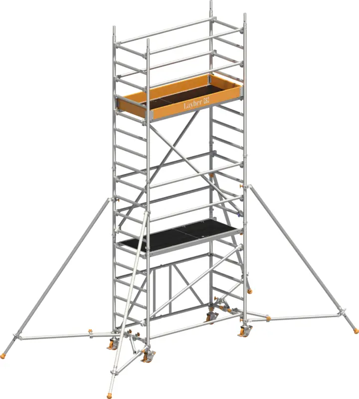 Rollgerüst Layher Zifa P2 1406234 mit Stützen - Arbeitshöhe 5,61 m Kracherpreis
