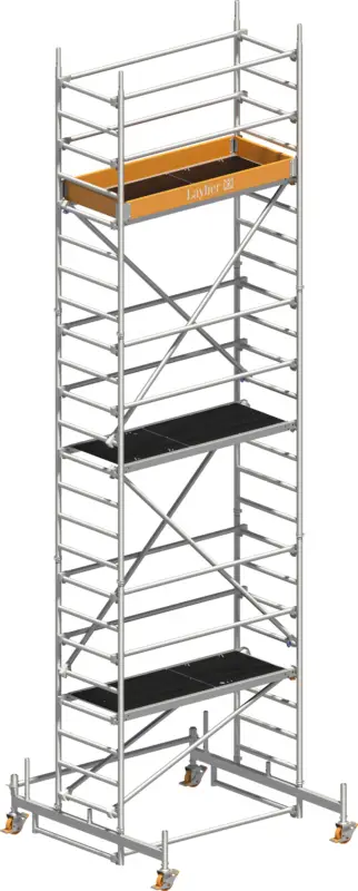 Rollgerüst Layher Uni Leicht P2 1403205 - Arbeitshöhe 7,26 m Preis Gesenkt