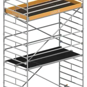 Fahrgerüst Layher Uni Breit P2 1402104 mit Diagonal-Optimierung - Arbeitshöhe 6,20 m Super-Preis