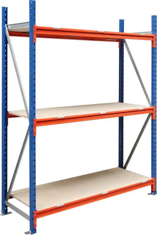 Regalwerk EMMA Weitspannregal H Grundfeld 2500 x 1500 x 600 mm Top-Preis