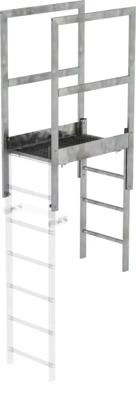 Neu Günzburger Attika-Überstieg Stahl - 1000 mm
